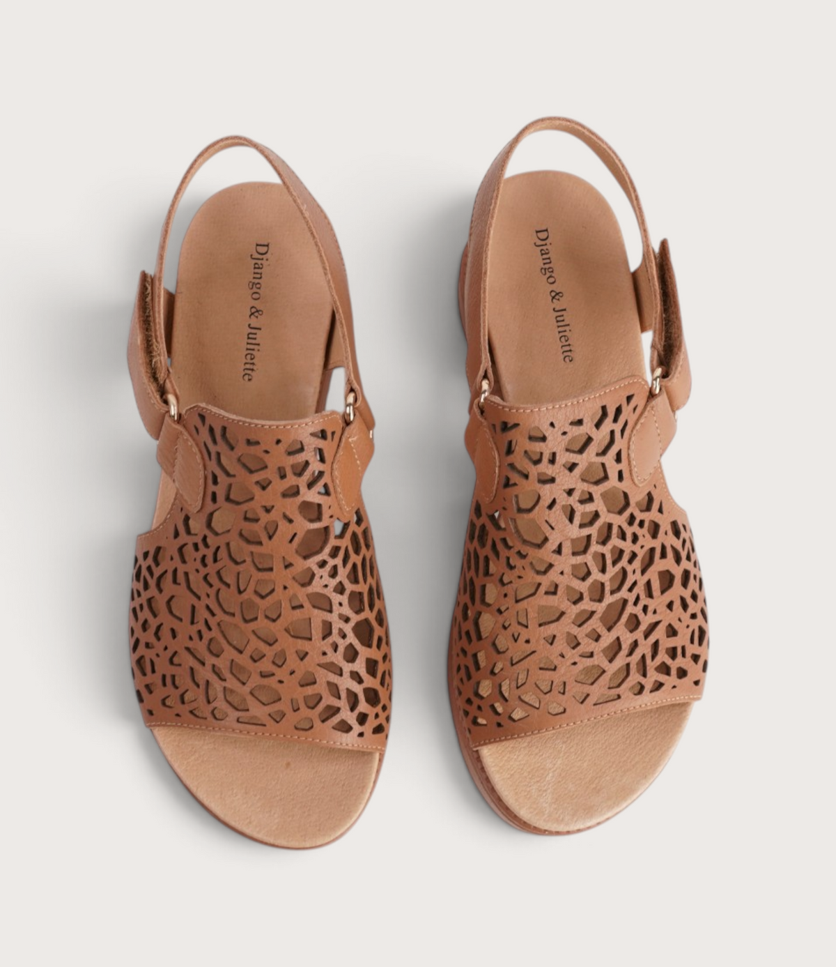 Ansh Dark Tan/ Tan Sole Leather Sandals