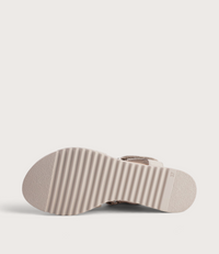 Ansh Almond Leather Sandals