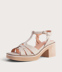 Jerseys Vanilla Leather Heels
