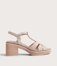 Jerseys Vanilla Leather Heels