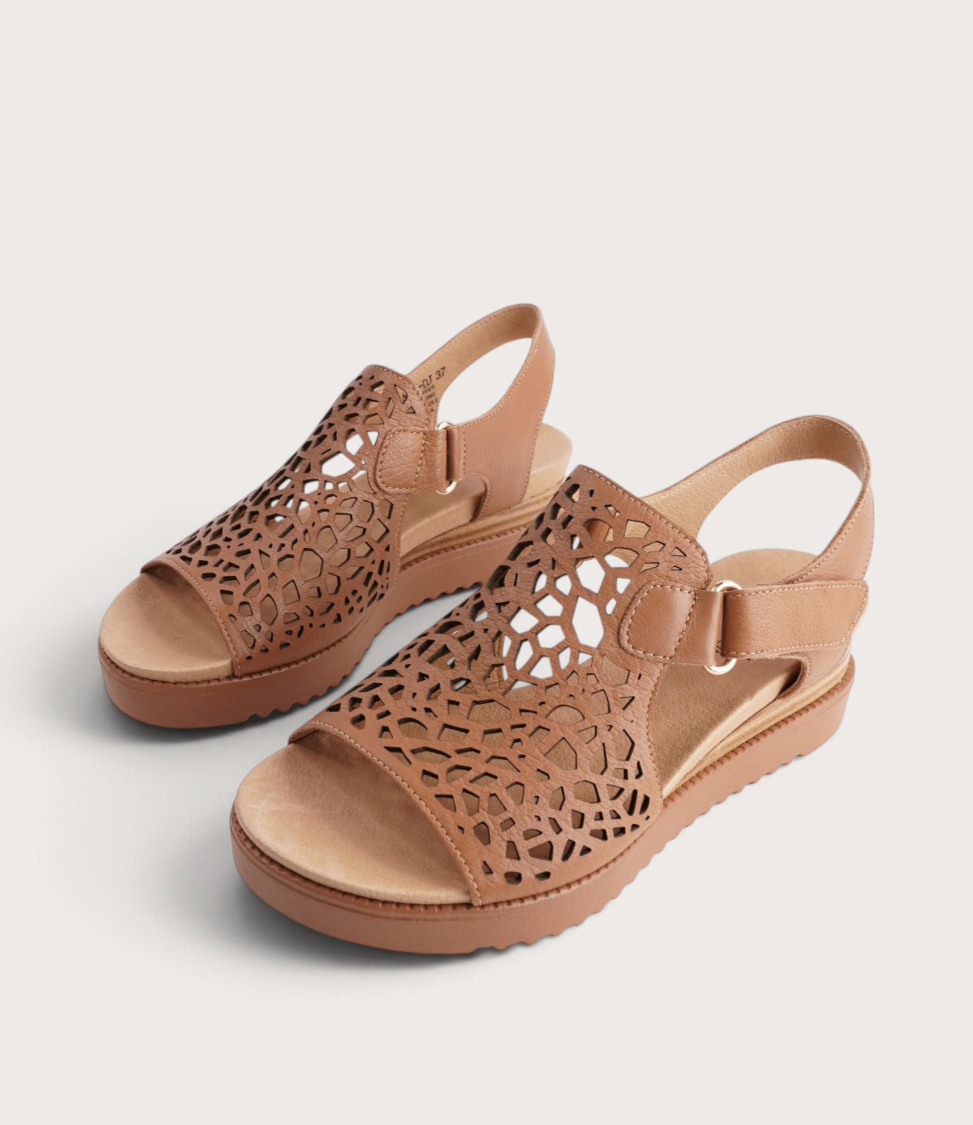 Ansh Dark Tan/ Tan Sole Leather Sandals