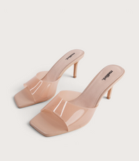 Preeyah Nude Vinylite Heels