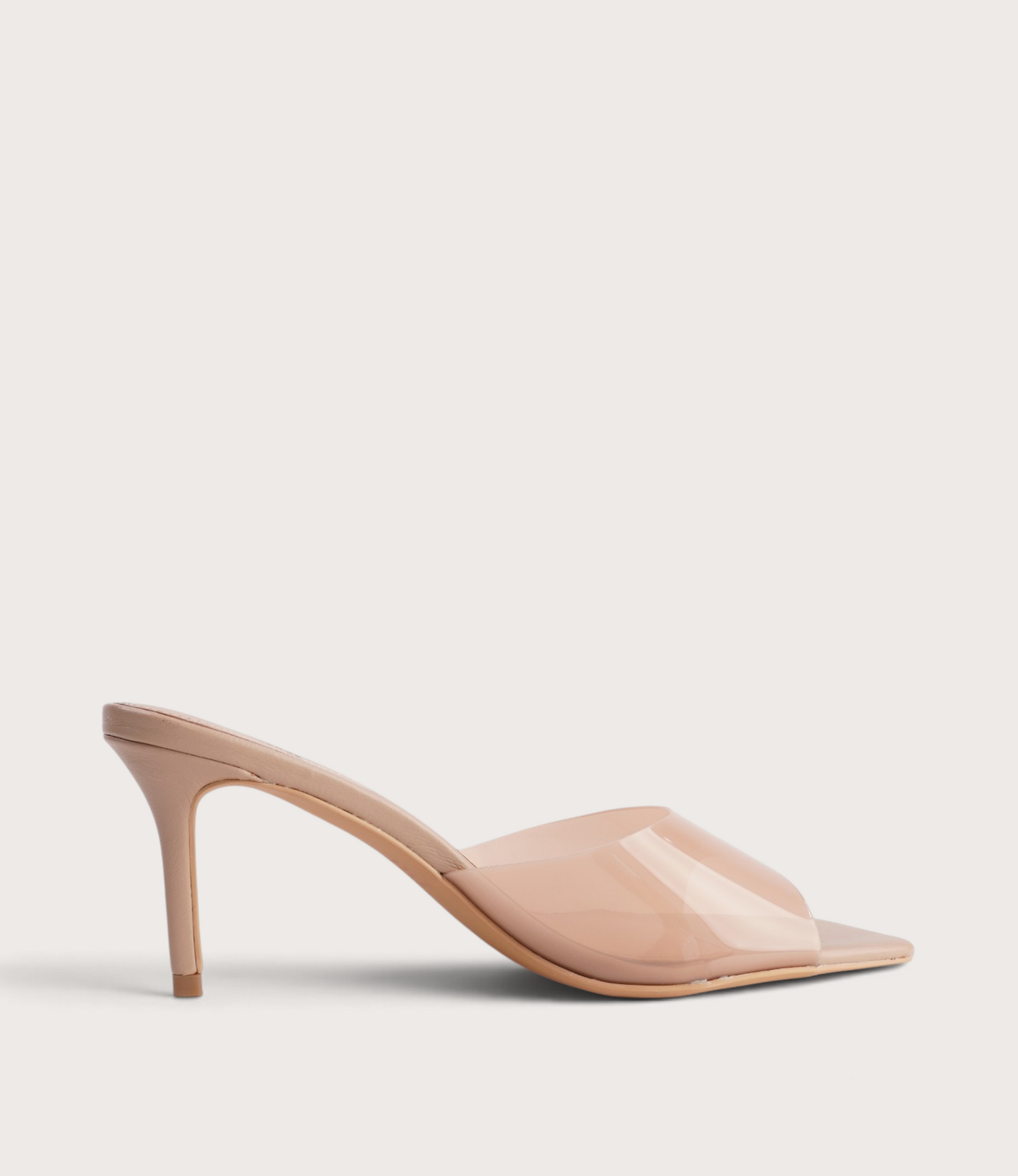 Preeyah Nude Vinylite Heels
