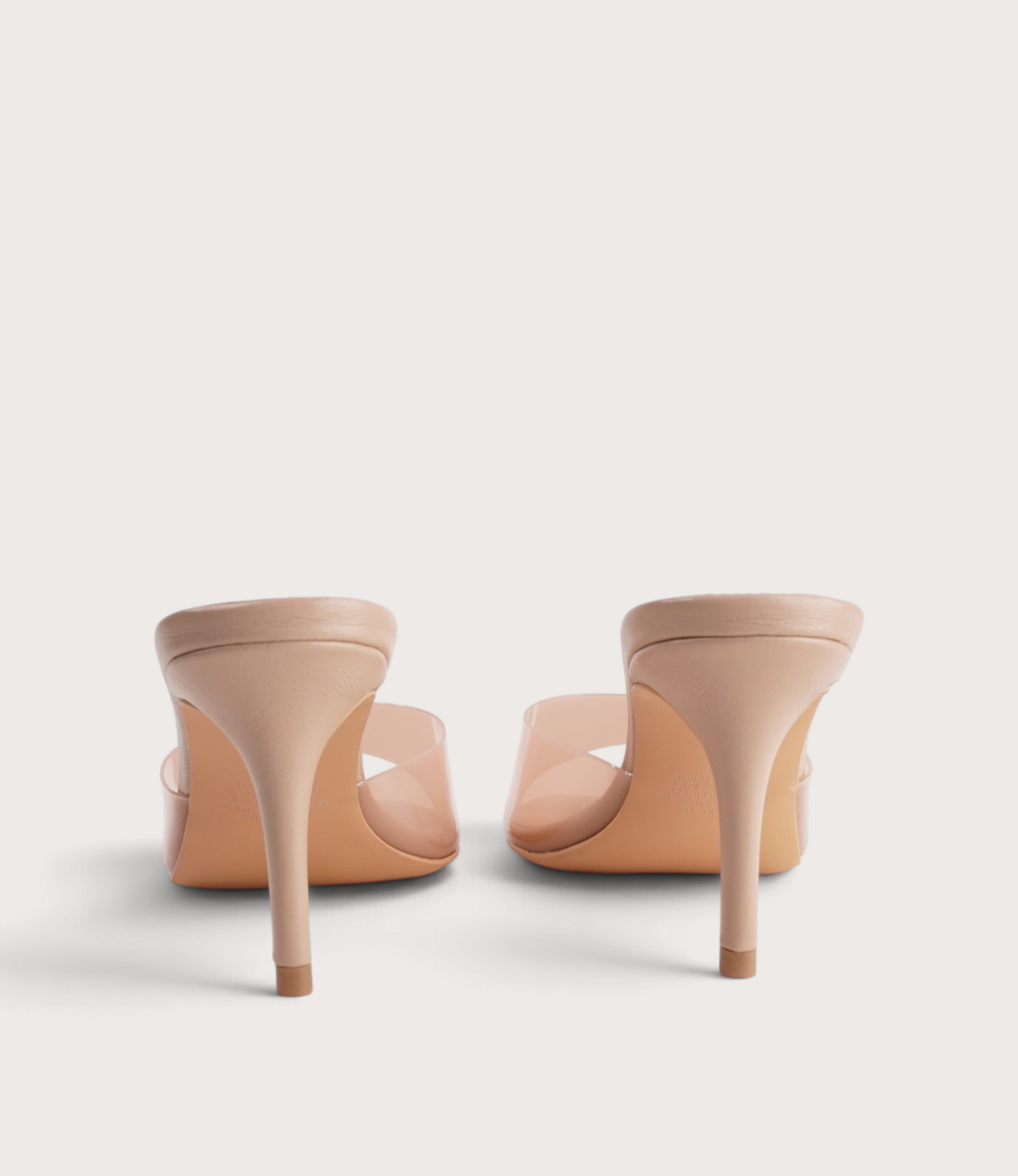 Preeyah Nude Vinylite Heels