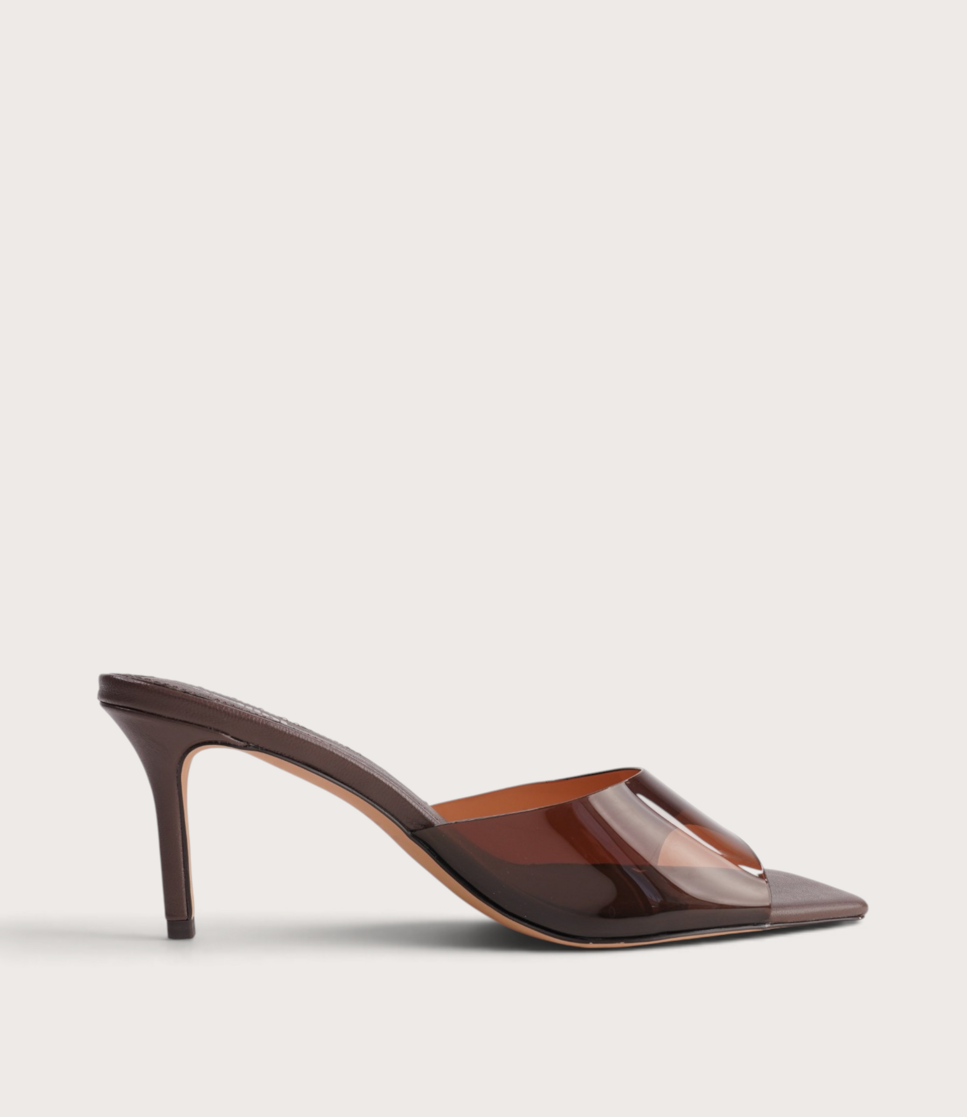 Preeyah Choc Vinylite Heels