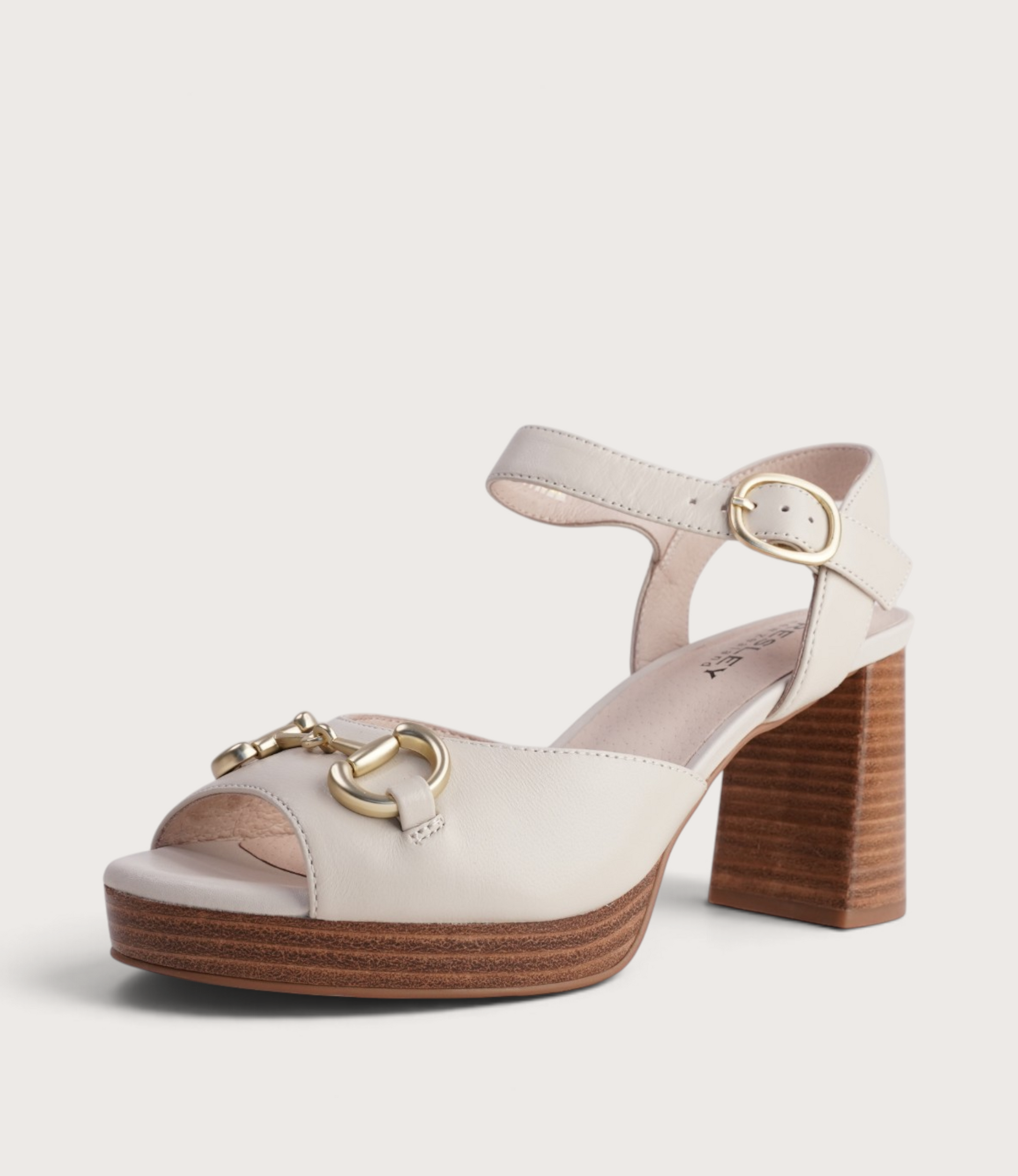 Smoothy Bone Leather Heels