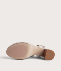 Smoothy Bone Leather Heels