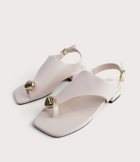 Shyanne Bone Leather Sandals