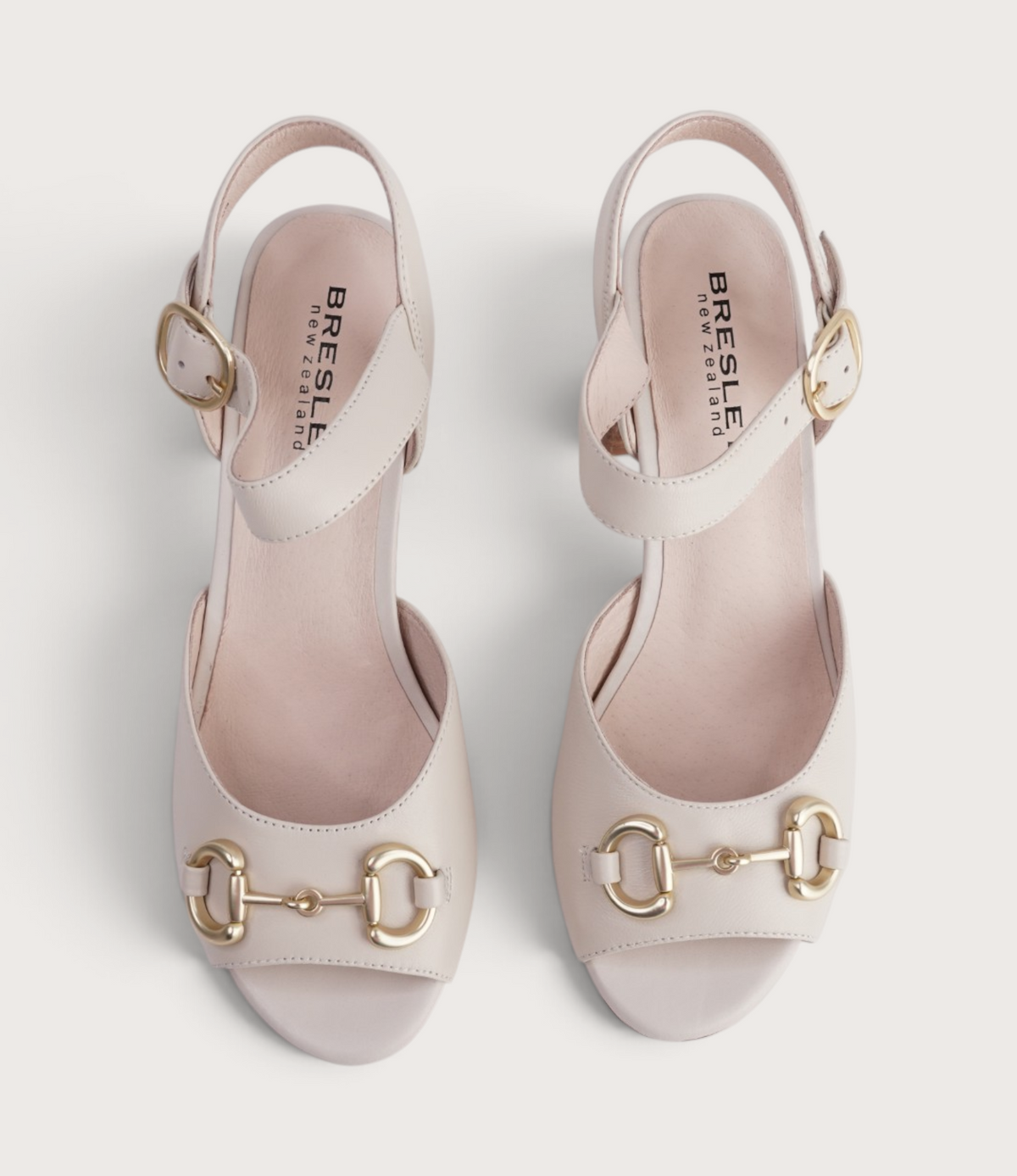 Smoothy Bone Leather Heels