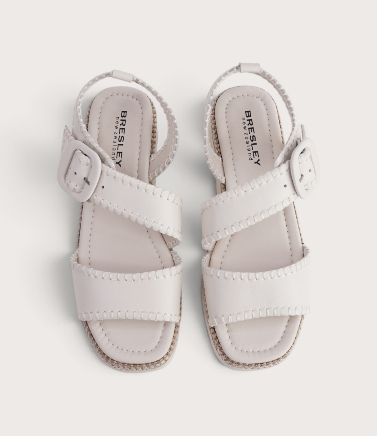 Paylin Bone/ Bone Stitching/ Natural Welt Sandals
