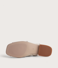 Swanton Swan/Gold Leather Sandals