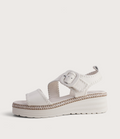 Paylin Bone/ Bone Stitching/ Natural Welt Sandals
