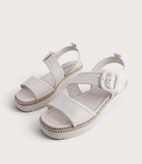 Paylin Bone/ Bone Stitching/ Natural Welt Sandals