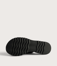Hansila Black/ Milk Leather Slides