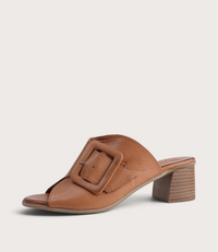 San Angel Coconut Leather Heels