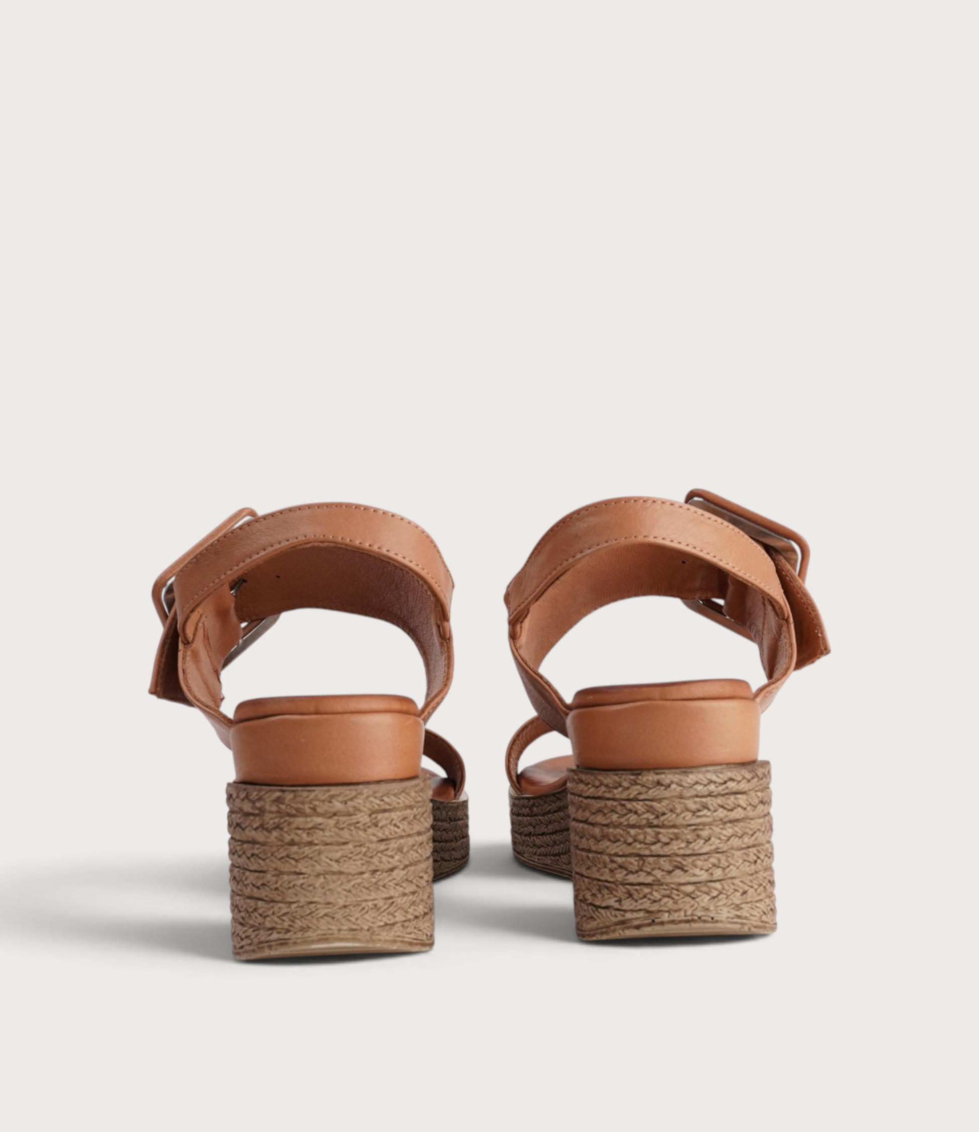 Los Altos Coconut Leather Wedges