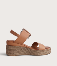 Los Altos Coconut Leather Wedges