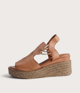 Los Patios Coconut Leather Wedges