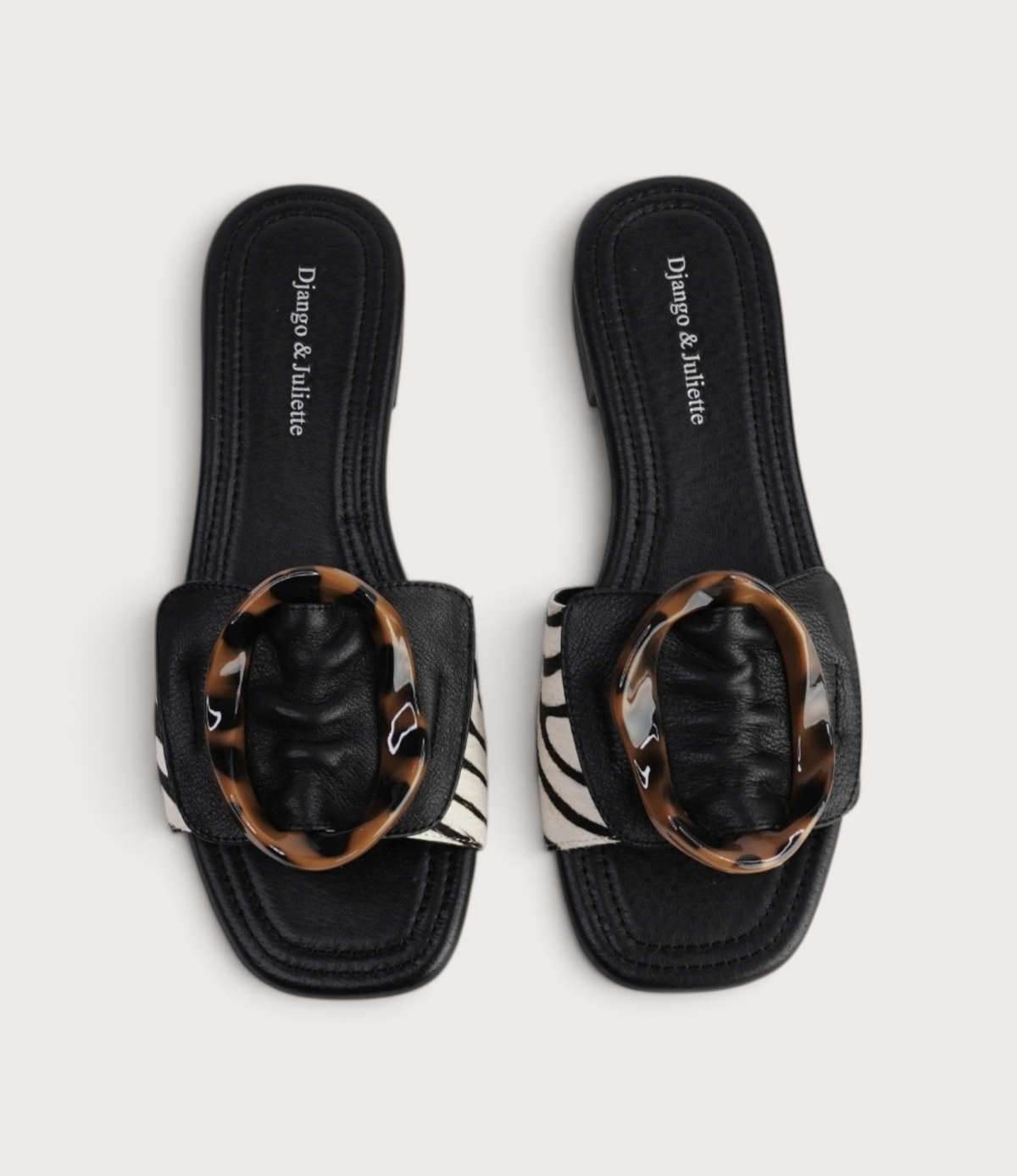 Gavra Black/ White Zebra Multi Slides