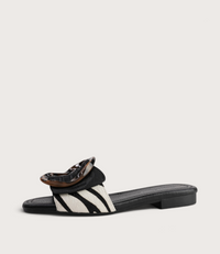 Gavra Black/ White Zebra Multi Slides