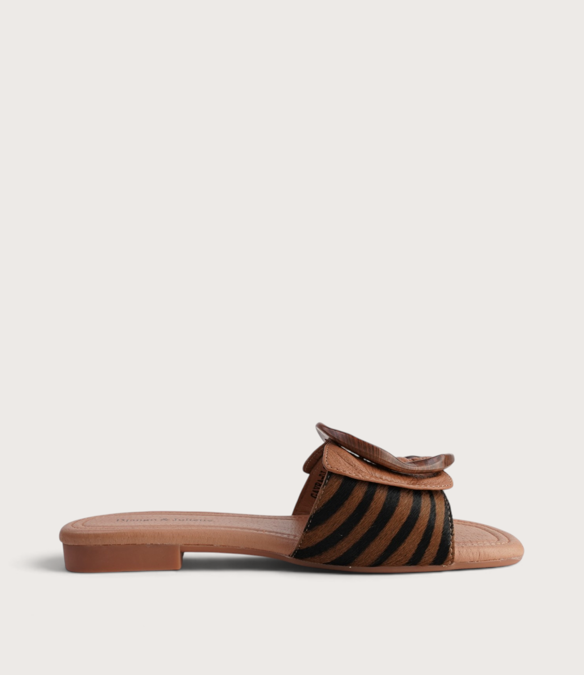 Gavra Black/ Tan Zebra Multi Slides