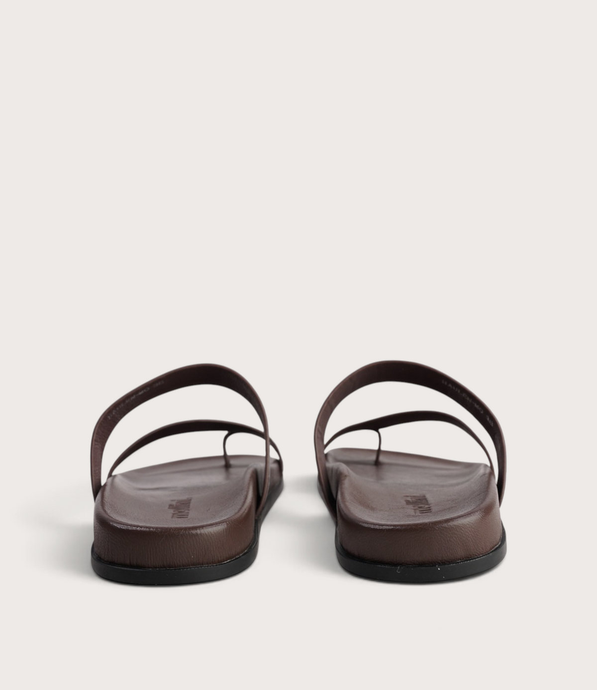 Haulen Choc Croc Leather Sandals