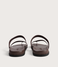 Haulen Choc Croc Leather Sandals