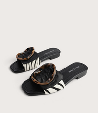 Gavra Black/ White Zebra Multi Slides