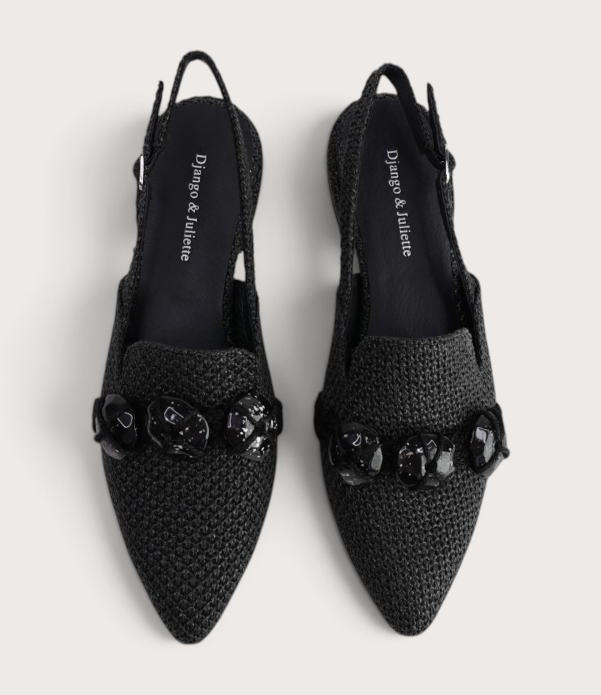 Eboney Black Flats