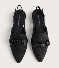 Eboney Black Flats