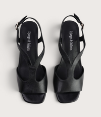 Kindle Black Leather Heels