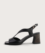 Kindle Black Leather Heels