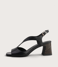Kindle Black Leather Heels