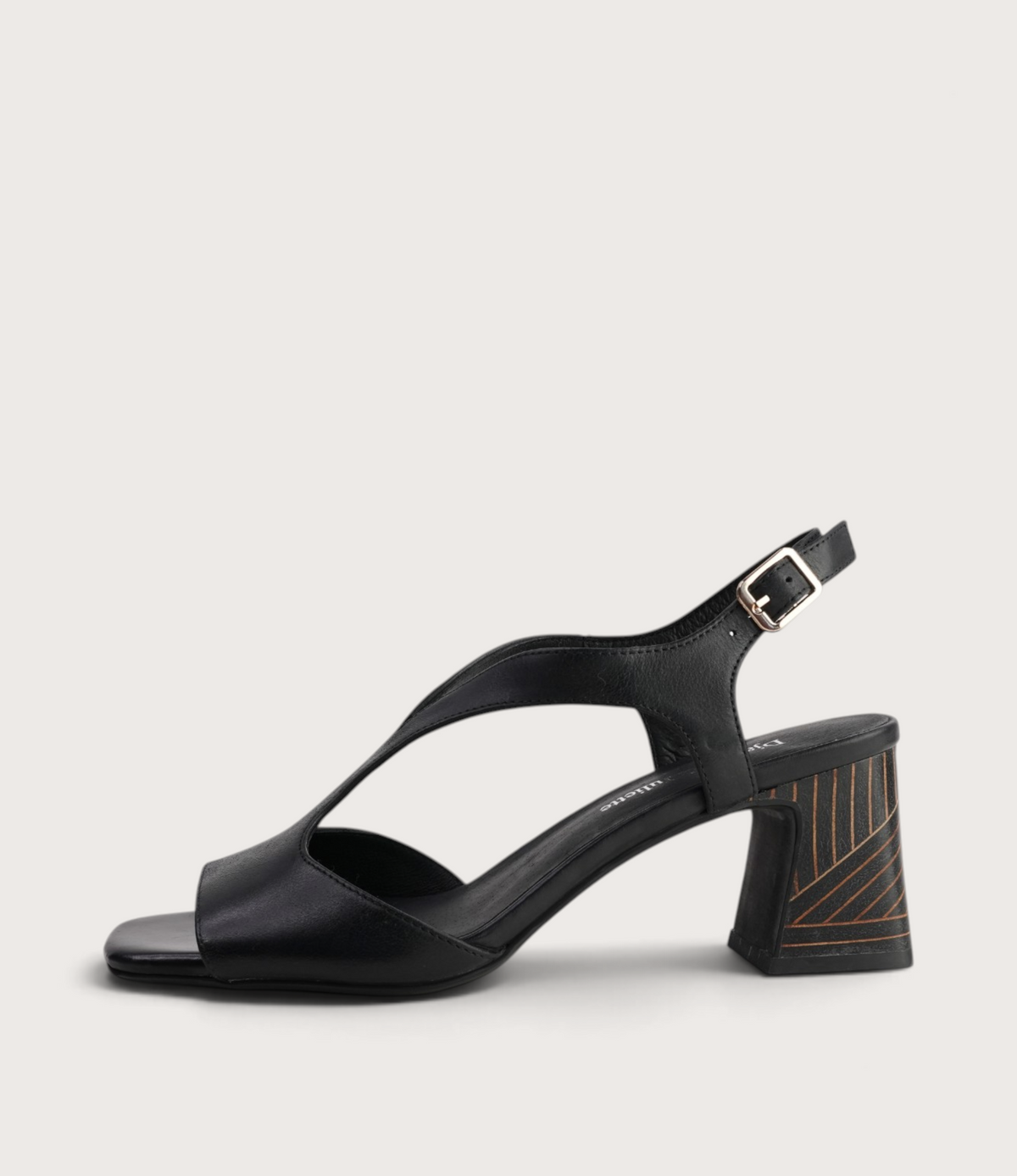 Kindle Black Leather Heels