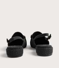 Eboney Black Flats