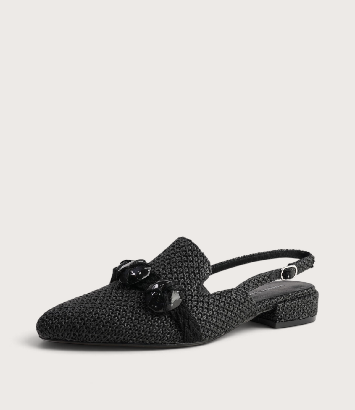 Eboney Black Flats