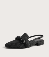 Eboney Black Flats