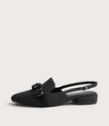 Eboney Black Flats