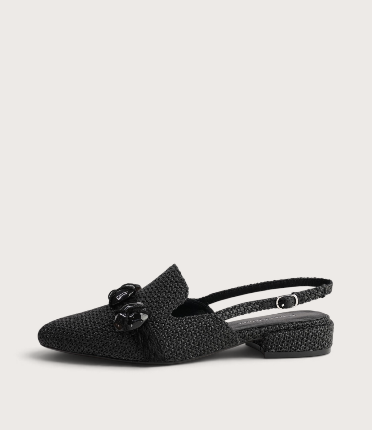 Eboney Black Flats