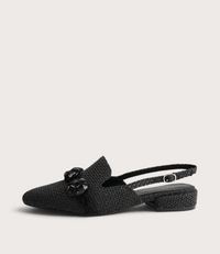 Eboney Black Flats
