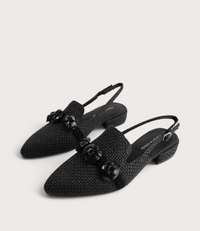 Eboney Black Flats