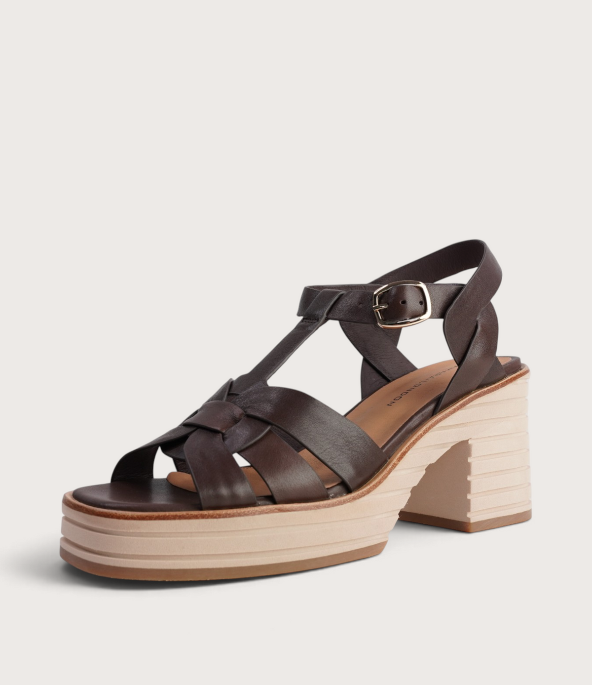 Beverley Cafe Leather Heels