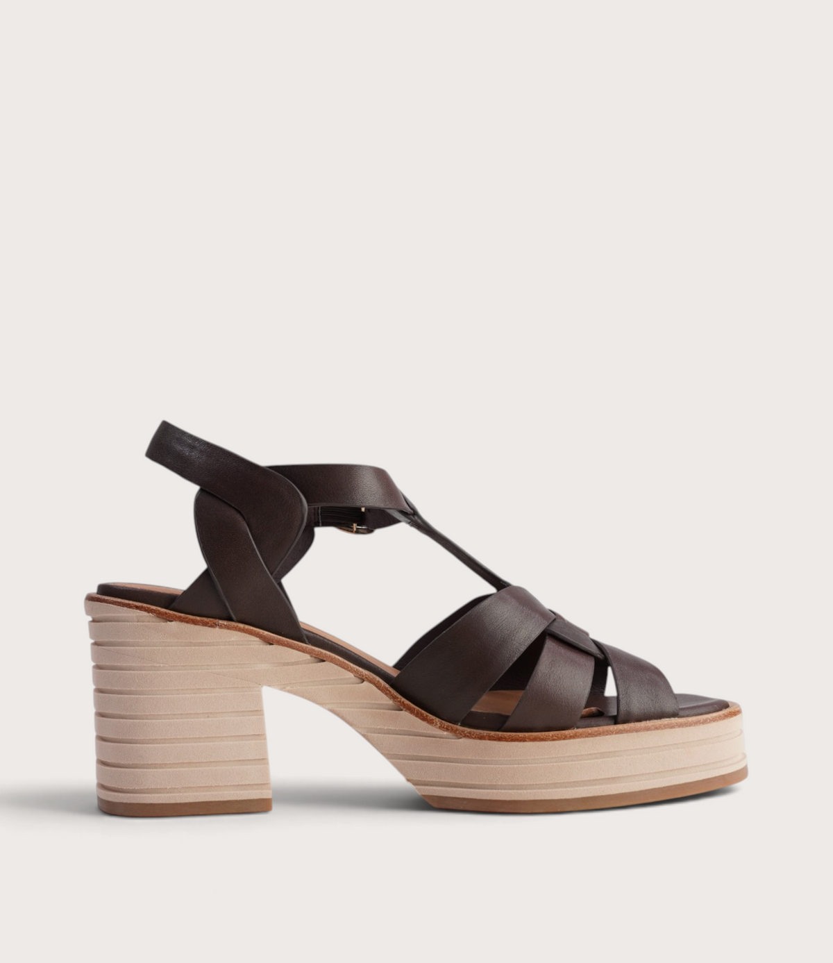 Beverley Cafe Leather Heels