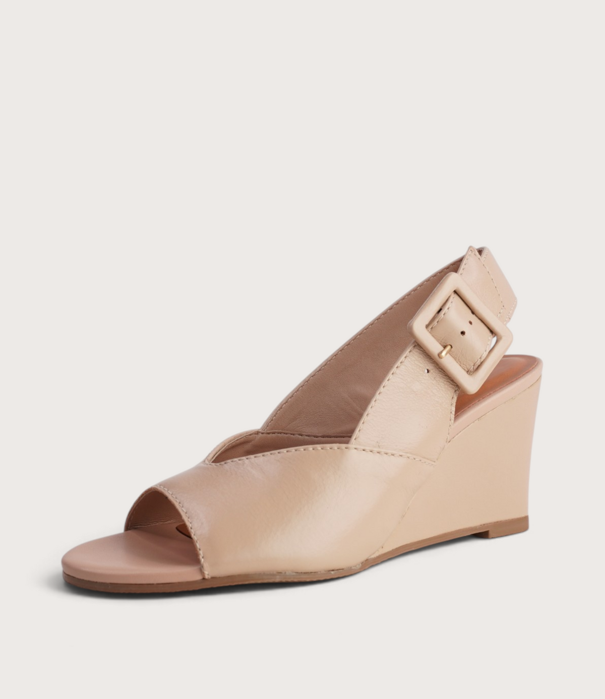 Estela Brown SugarLeather Wedges