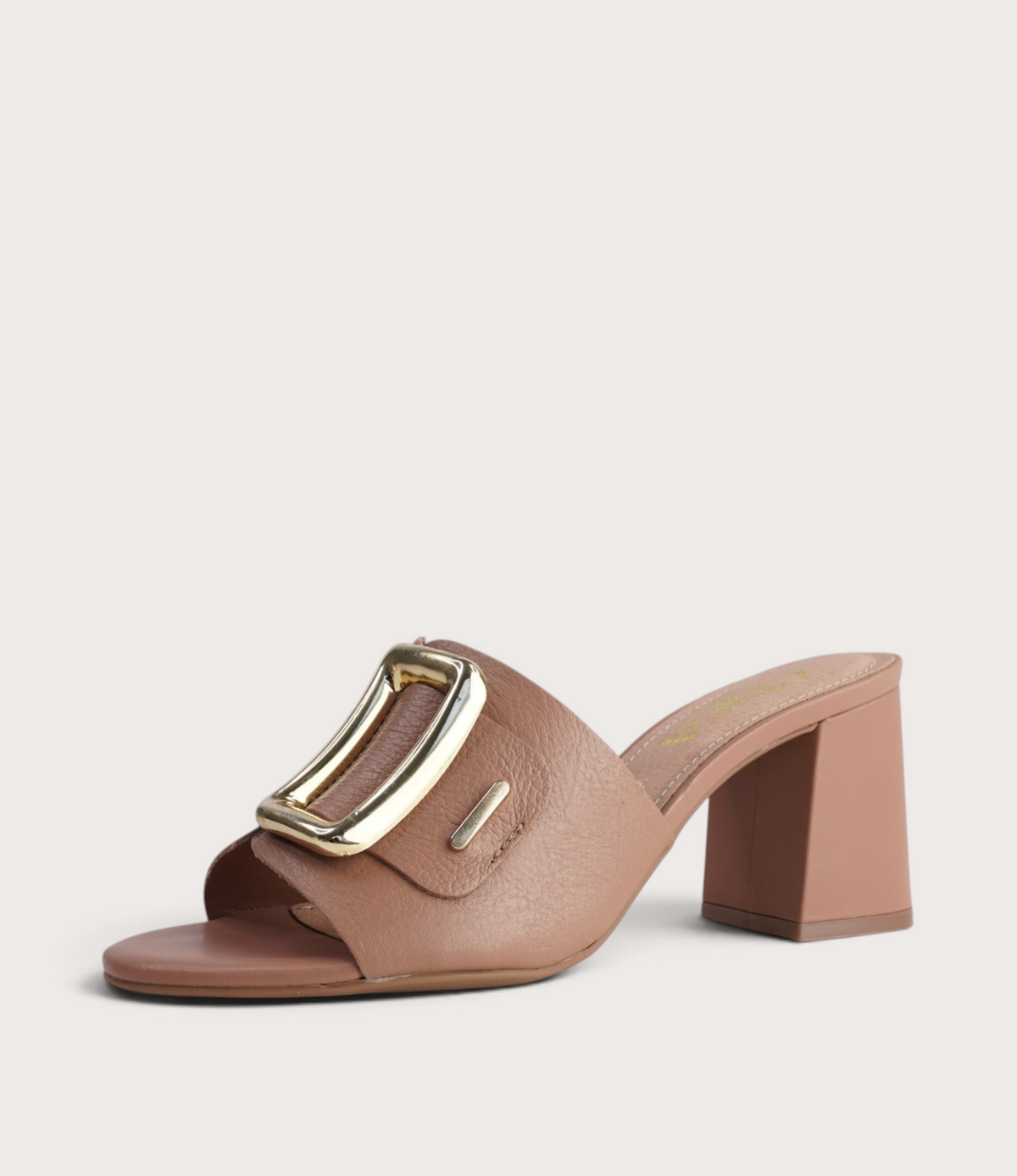 Jurema Mocha Mousse Leather Heels