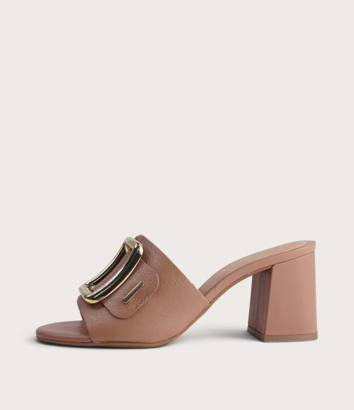 Jurema Mocha Mousse Leather Heels