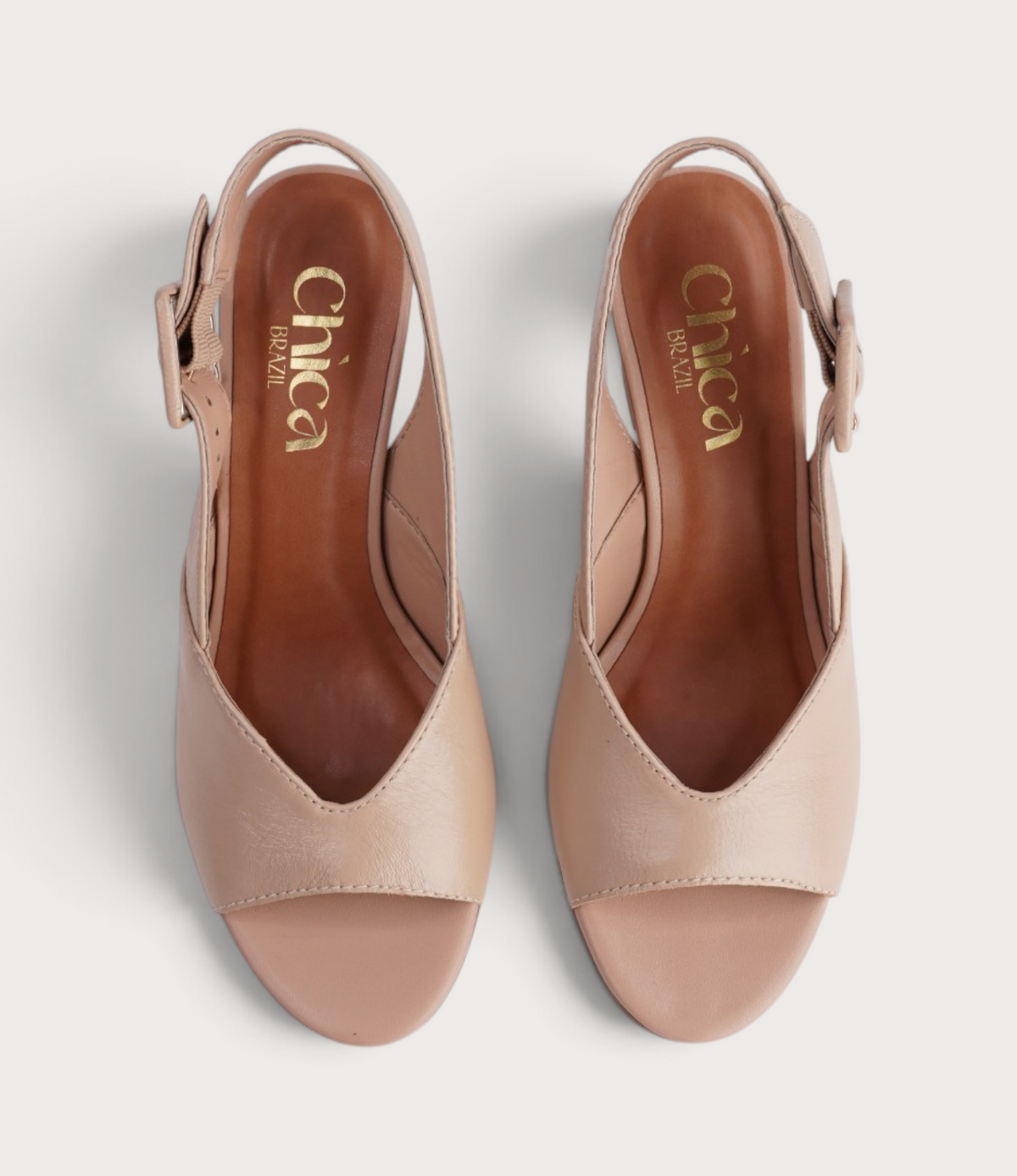 Estela Brown SugarLeather Wedges