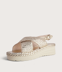 Porscha Soft Gold Leather Sandals