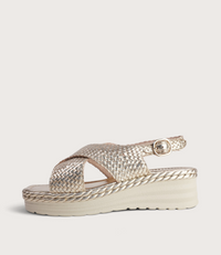 Porscha Soft Gold Leather Sandals