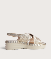 Porscha Soft Gold Leather Sandals